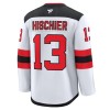 Dresovi New Jersey Devils 2024-25 Fanatics Premium Nico Hischier Gostujući Bijela - Muške